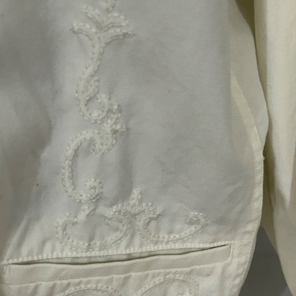 Ralph Lauren Cream Blazer Jacket Cotton Womens Classic Lightweight - Picture 3 of 12